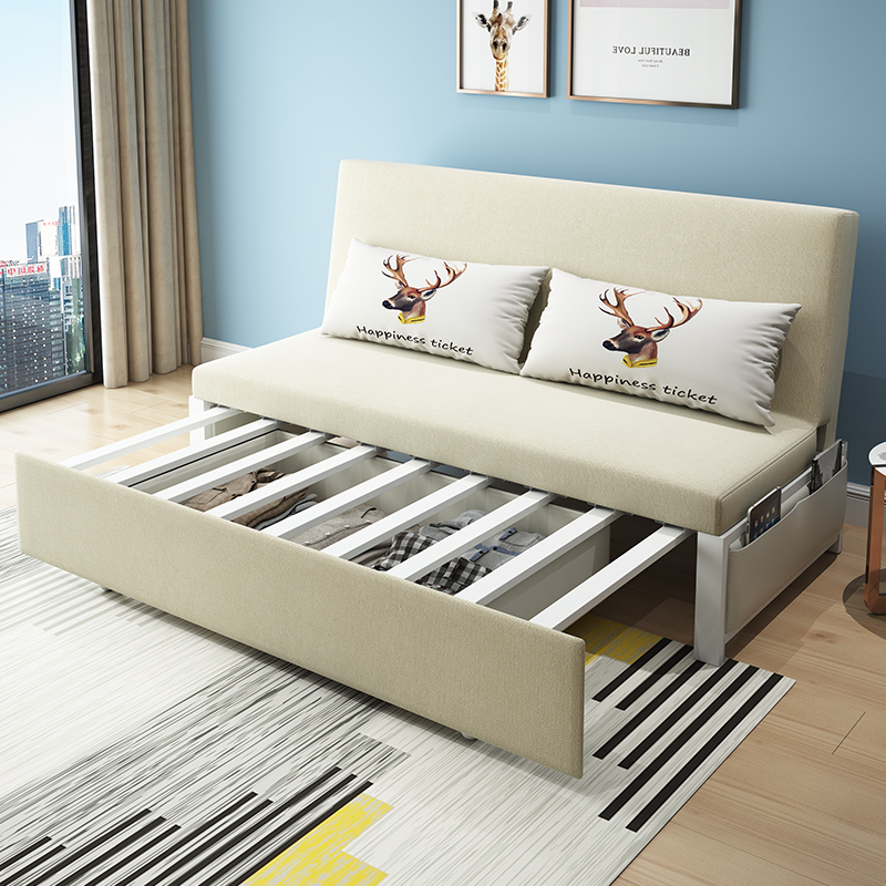 折叠沙发床两用小户型客厅坐卧推拉多功能阳台伸缩单双人经济型【价格