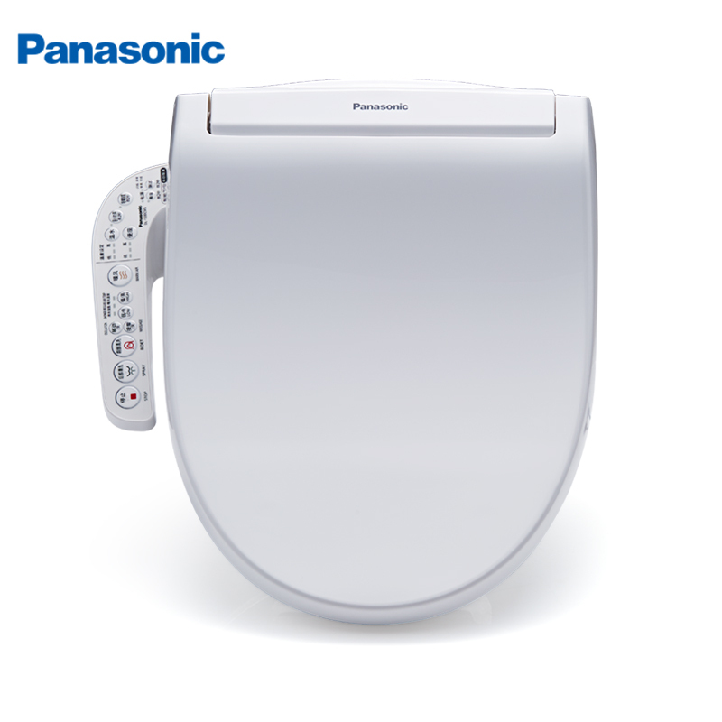 松下(Panasonic)智能马桶盖板洁身器坐便器盖板支持温水冲洗暖风吹拂自动除臭便圈加温DL-1330CWS