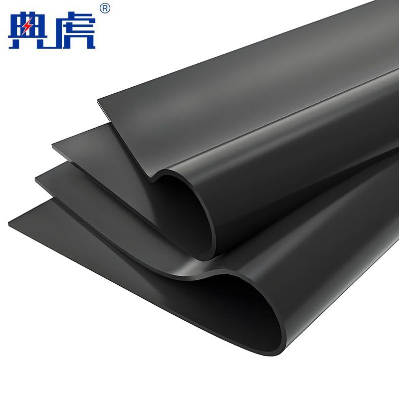 典虎 高压绝缘垫 5kv绝缘胶垫 黑色3mm*1m*5m 卷图片