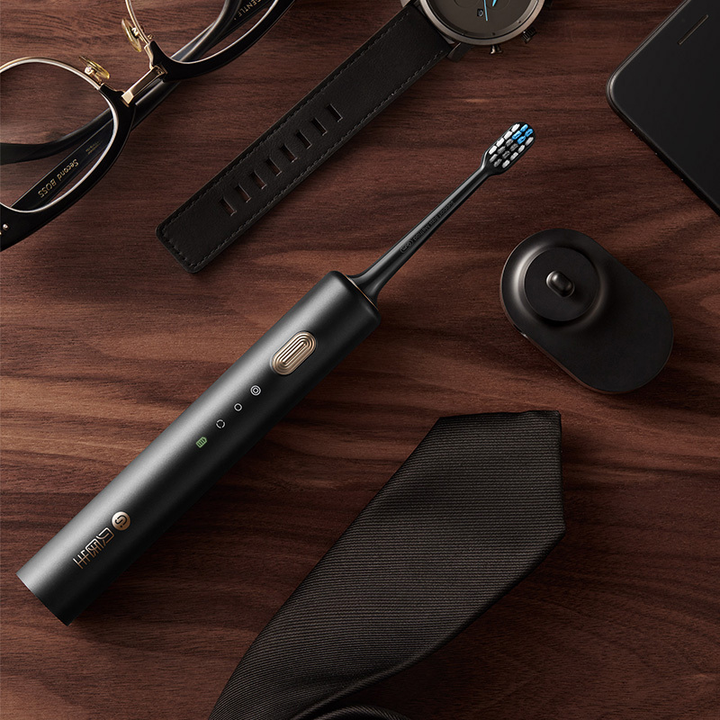 贝医生电动牙刷声波软毛外性美观牙刷黑金S03高清大图