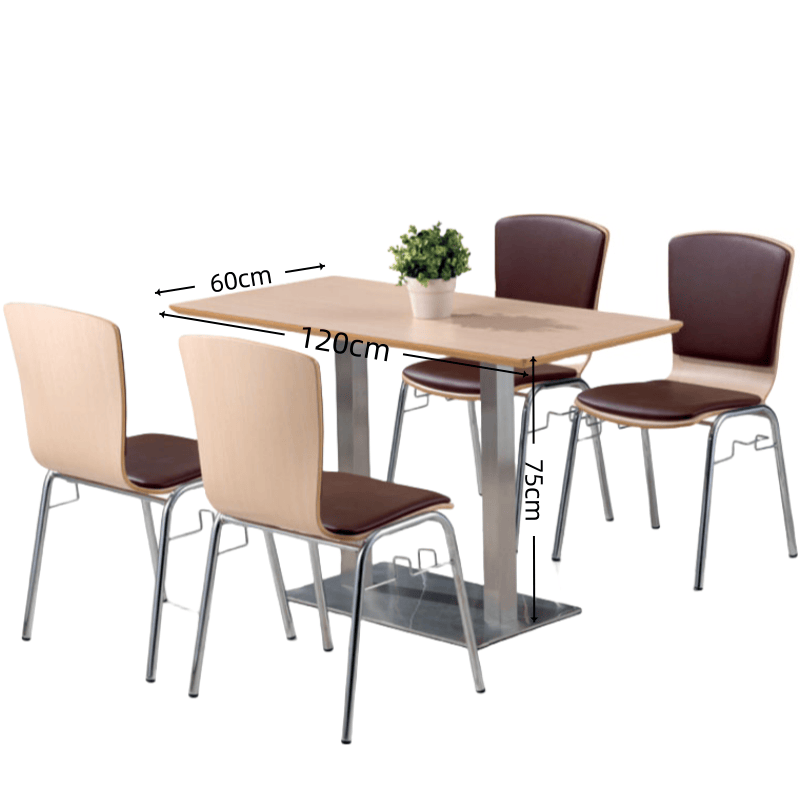 豫龙都餐桌椅一桌 四椅 套高清大图