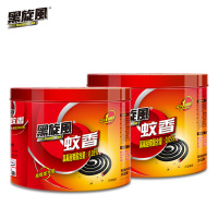 黑旋风蚊香盘蚊香盒80单盘大圈内含蚊香架植物盘香线香耐烧不易断