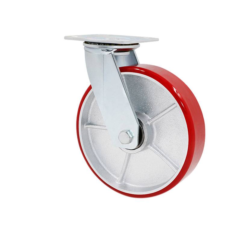 鑫睿辉 重型PU脚轮 4寸万向轮 个高清大图