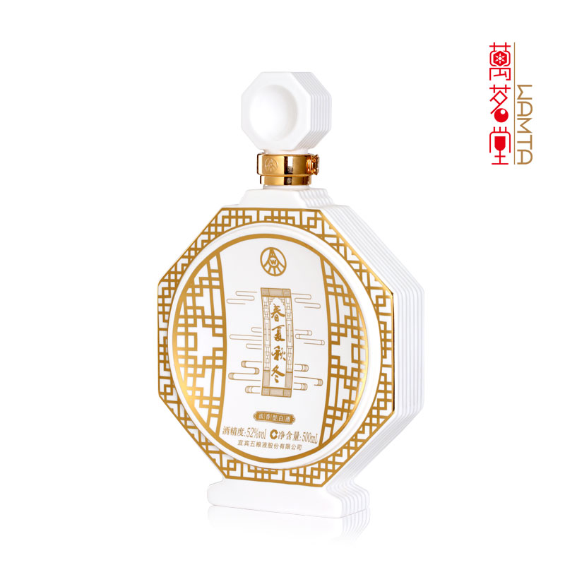 春夏秋冬十二金钗酒52度白酒500ml(12瓶装)整箱装高清大图