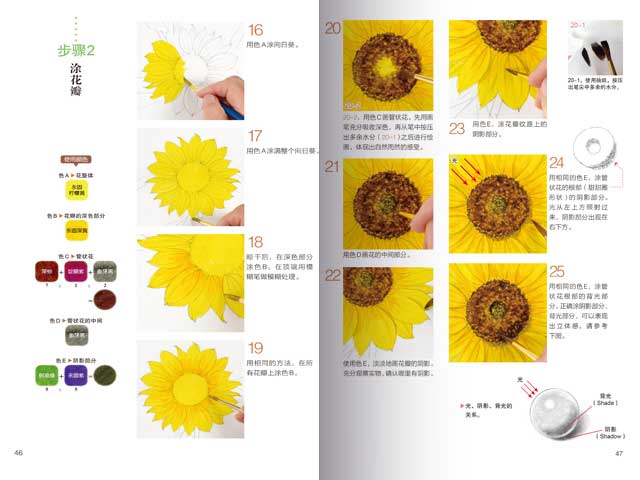 [醉染正版]零基础学水彩植物画 日本美术馆长教初学者自学美术绘画轻松掌握风景花草彩色铅笔水彩绘画技法颜料画笔调色构图技巧高清大图