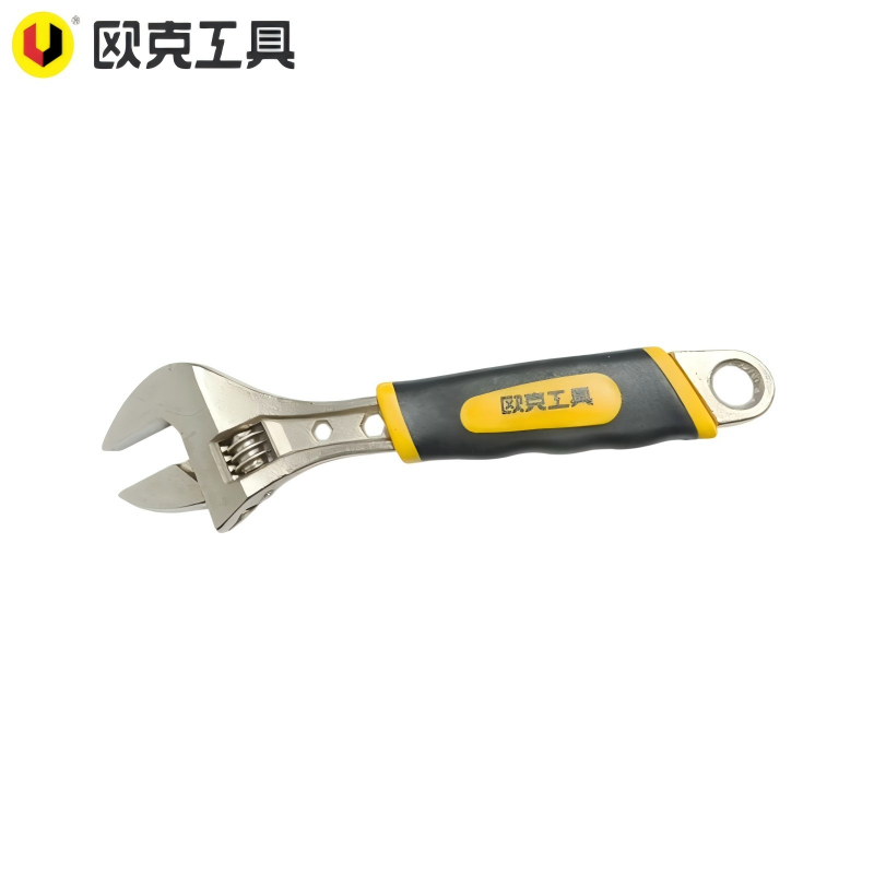 欧克 镍铁活动扳手活口扳手双色手柄 6寸150mmOK-6087 6寸150mmOK-6087