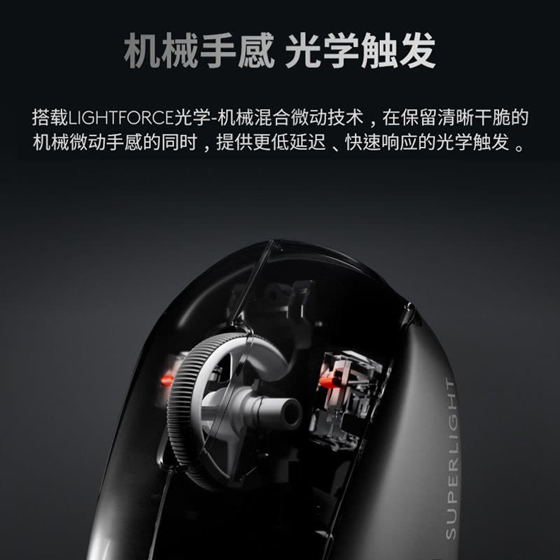 罗技(Logitech)GPW3代无线游戏鼠标-黑色图片