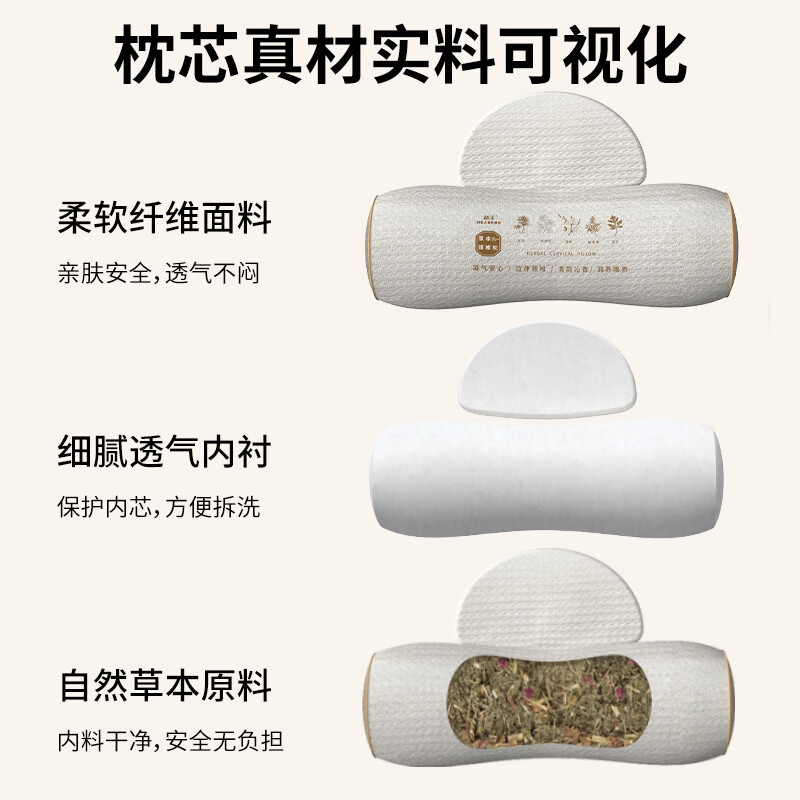 和正颈椎枕HZ-PW-3加热款草本热敷拉伸高清大图