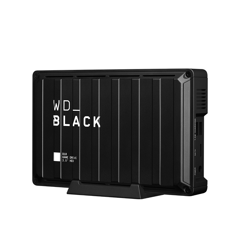 西部数据(WD)8TB USB3.2移动硬盘 BLACK D10游戏硬盘Xbox/PS4 WDBA3P0080HBK