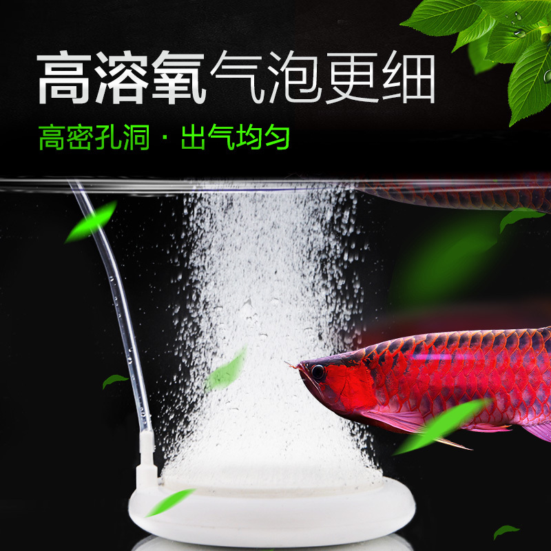 鱼缸纳米气泡盘氧气石细化器气饼纳米增氧泵配件沙盘气盘高清大图