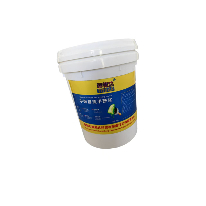 泰特达 中强自流平砂浆 灰色25KG 桶高清大图
