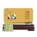 峨眉雪芽 精制有机120g 茶叶礼盒 雀舌绿茶茶叶新茶 有机茶