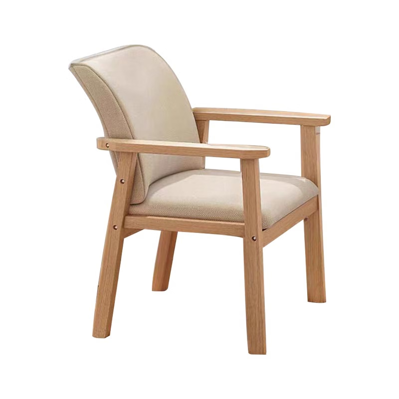 隆博盛景实木洽谈椅/接待椅510×520×850㎜/把高清大图