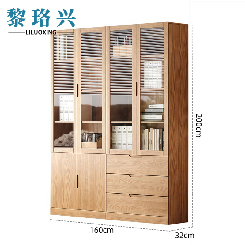 黎珞兴储物柜1.6米四门(带抽屉)台高清大图