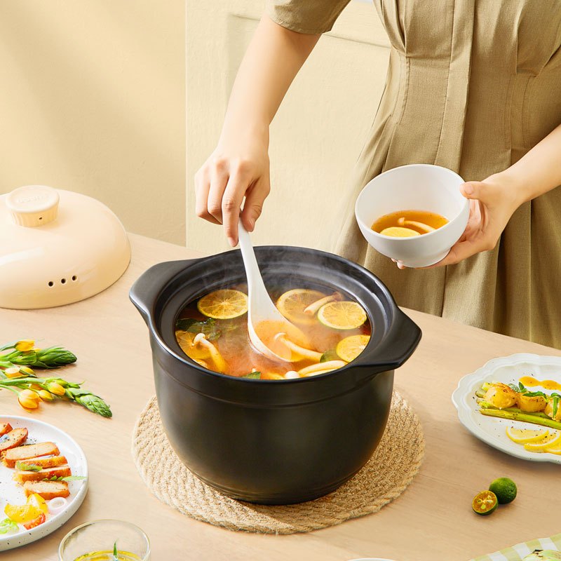 苏泊尔(supor)砂锅汤锅炖锅新陶养生煲怡悦系列陶瓷煲明火专用 4.