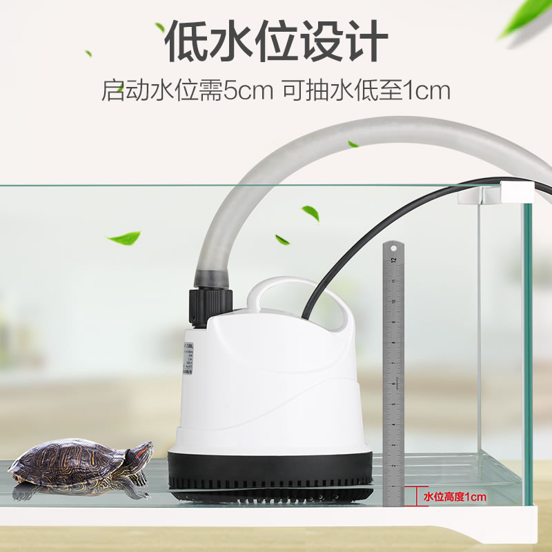 鱼缸水泵底吸泵水族箱吸便抽水泵过滤器循环小型潜水泵高清大图