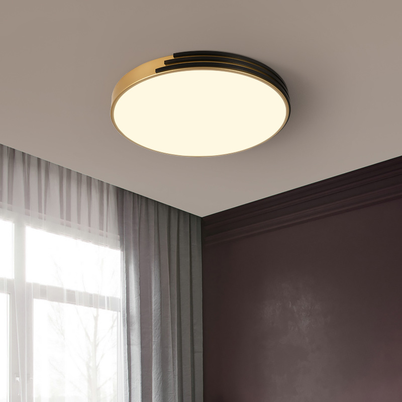 金色梦想北欧现代简约创意个性轻奢卧室房间书房时尚黑