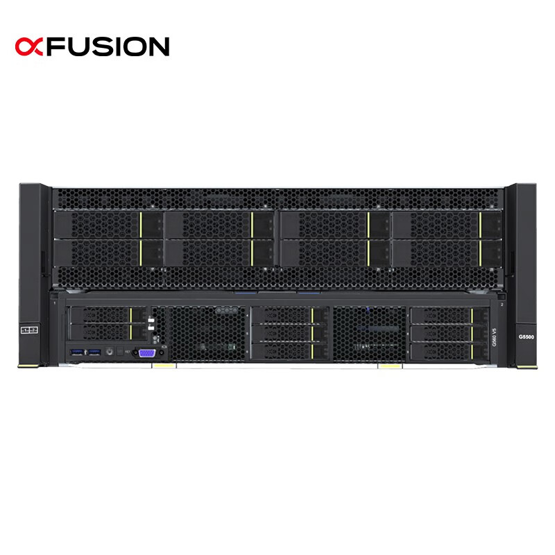 华为超聚变G5500V5 2路GPU服务器2颗6254 256G 1.92T*3 2G 四电 RTX6000 24G*4高清大图