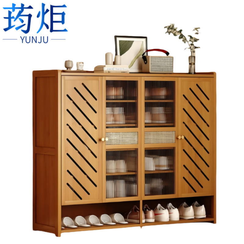 荺炬鞋柜四门7层个高清大图