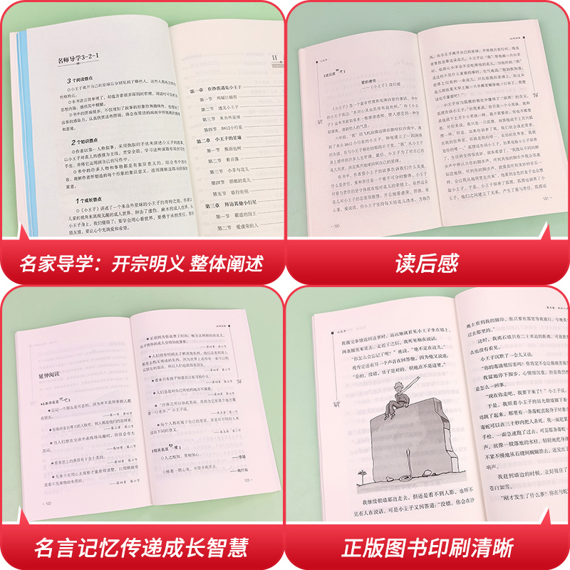 小王子 [正版]小王子小学生必读课外书四五六年级阅读书籍儿童文学