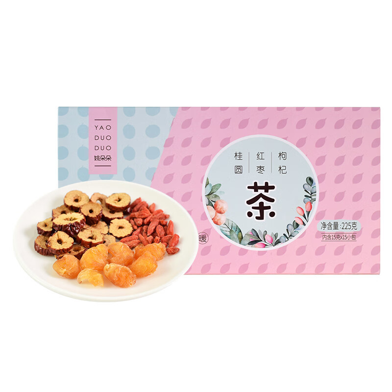 姚朵朵(YAO DUO DUO) 桂圆红枣枸杞茶225克