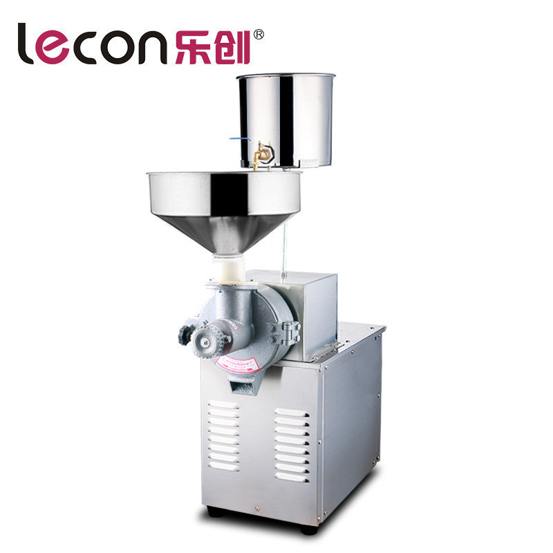 lecon/乐创洋博 磨米浆机现磨磨浆机肠粉米浆机家用豆浆机商用干湿两用电动石磨磨米机150型落地式