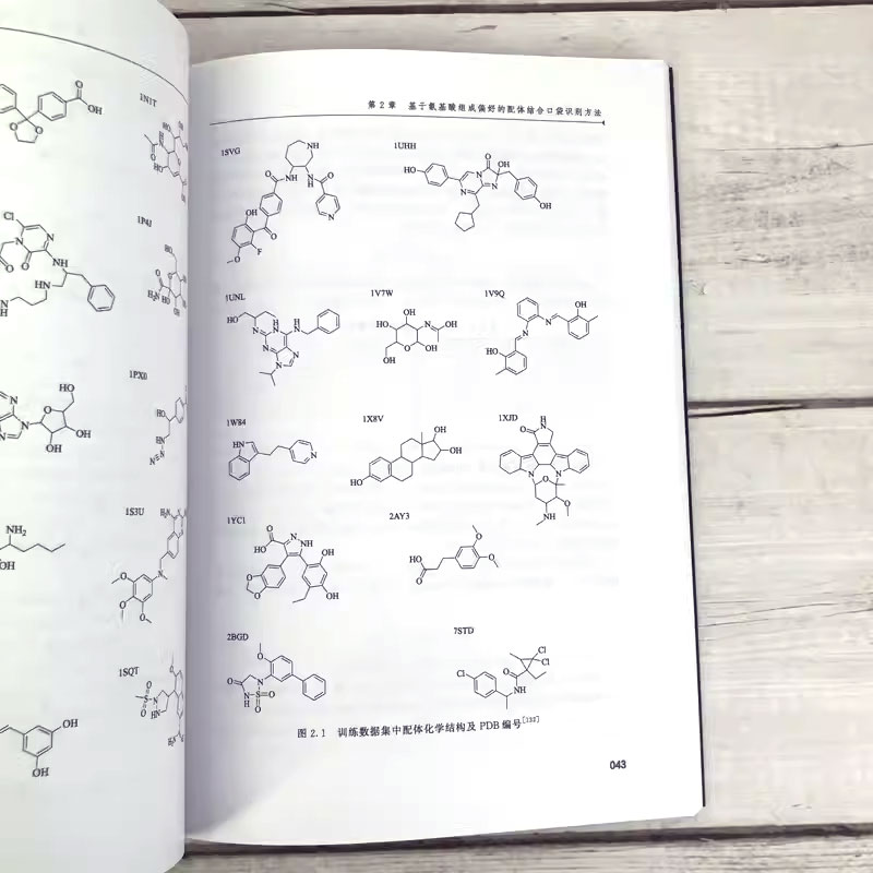 [正版]蛋白质结合位点预测及辅助分子对接 邱智军 化学工业出版社 蛋白质结构与功能 受体相互作用原理 专业书籍高清大图