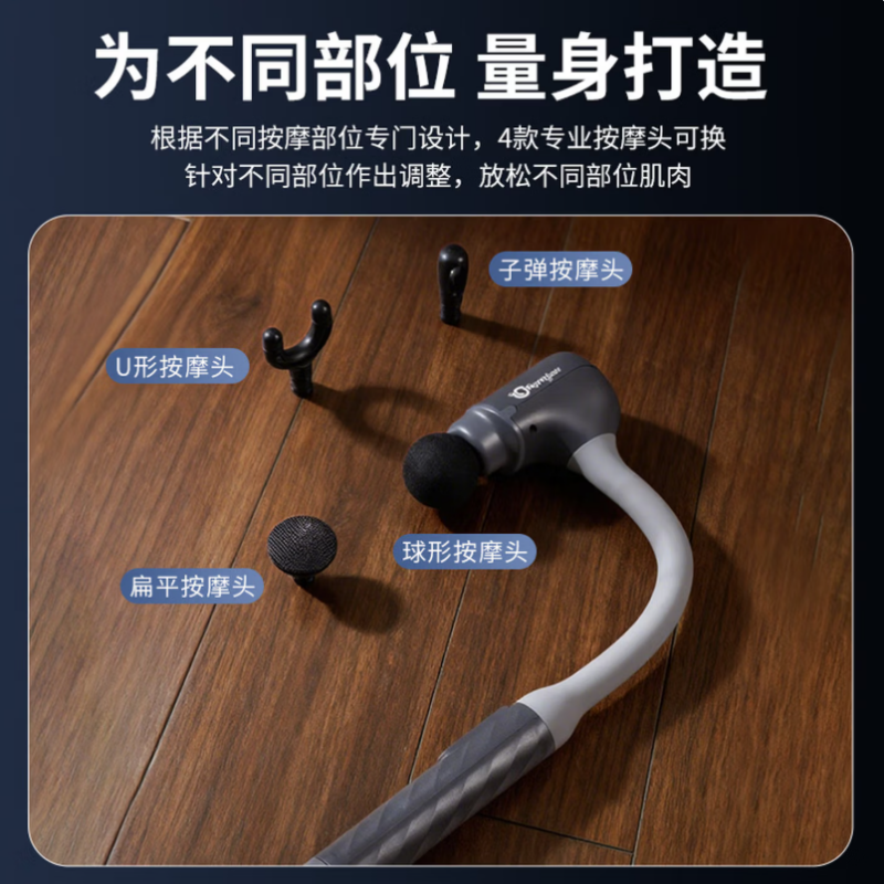 WayourCare肩颈按摩器wyc-022按摩肌肉全身按摩仪按摩锤腰背放松肌肉高清大图