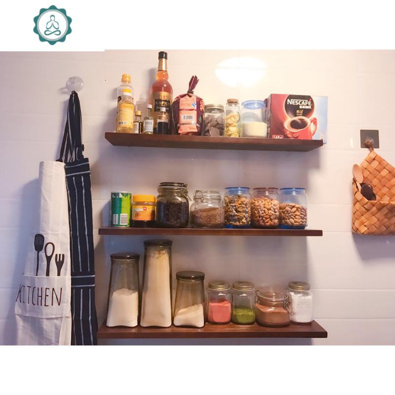 实木搁板墙上置物架 一字隔板墙壁书架客厅装饰饰品架