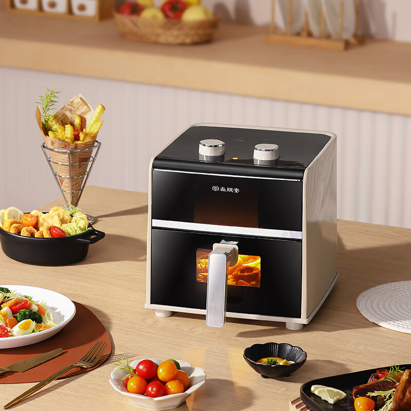 尚朋堂 空气炸锅 SPT-KZ0412A-D03榛果灰(彩邮)