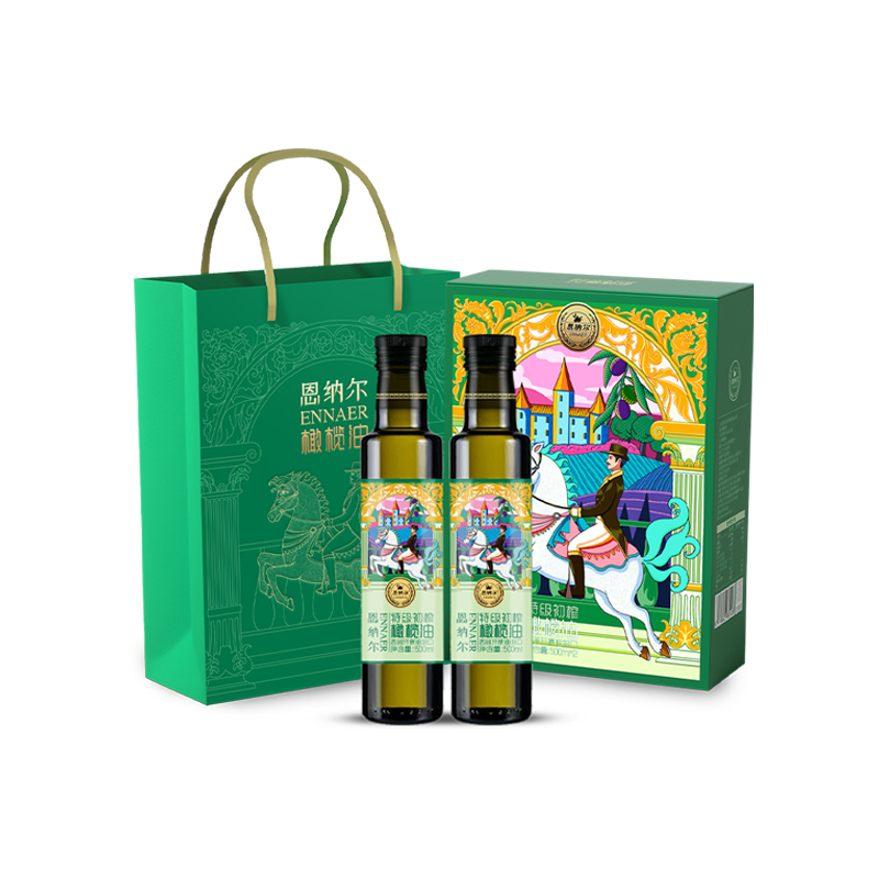 纳福汇 恩纳尔特级初榨橄榄油-500ml*2