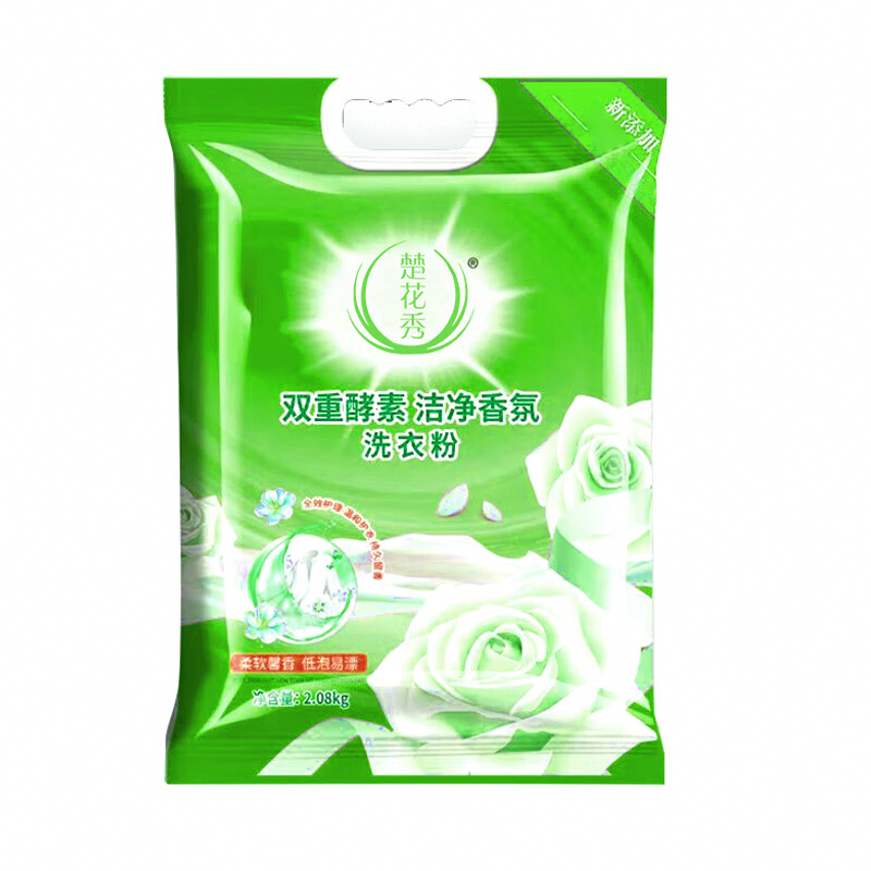 楚花秀 2.08kg 双重酵素 &洁净香氛 洗衣粉(计价单位:包)