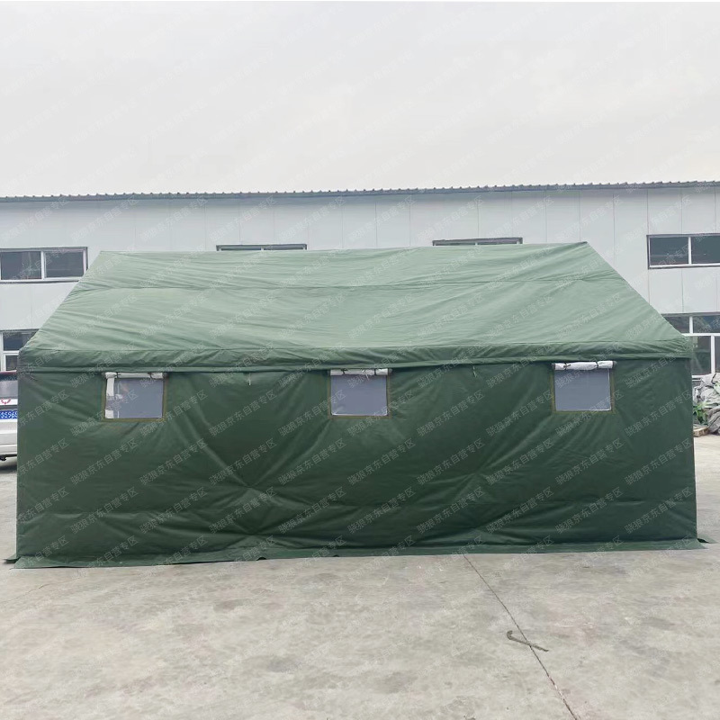 骁狼(XIAOLANG)三层加棉帐篷户外救援救灾防雨加厚帐篷5×6米 住12人