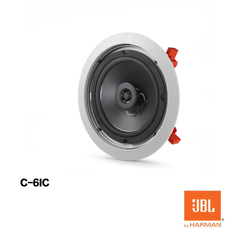 JBL c-6ic背景音乐音箱 智能wifi 蓝牙 吸顶音箱嵌入式天花板喇叭 家庭影院高清大图