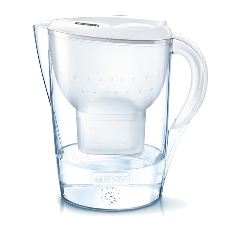 [1壶1芯]碧然德(BRITA)Marella过滤净水器 家用台滤水壶 净水壶 金典系列台上式3.5L(白色)1壶1芯