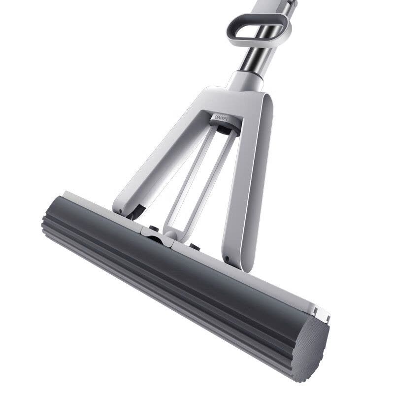 大卫 M16胶棉拖把38cm海绵头杆长140cm2头 PVA胶棉对折挤水图片