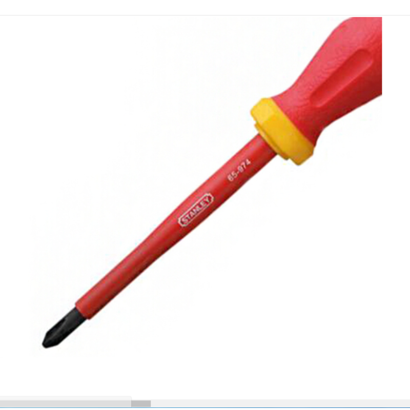 DM史丹利 双色柄 绝缘十字头螺丝刀 #2 x 100mm 65-974-22