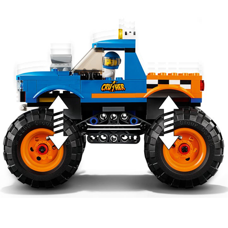 LEGO 乐高 City城市系列巨轮越野车拼插玩具6-12岁 192粒 60180