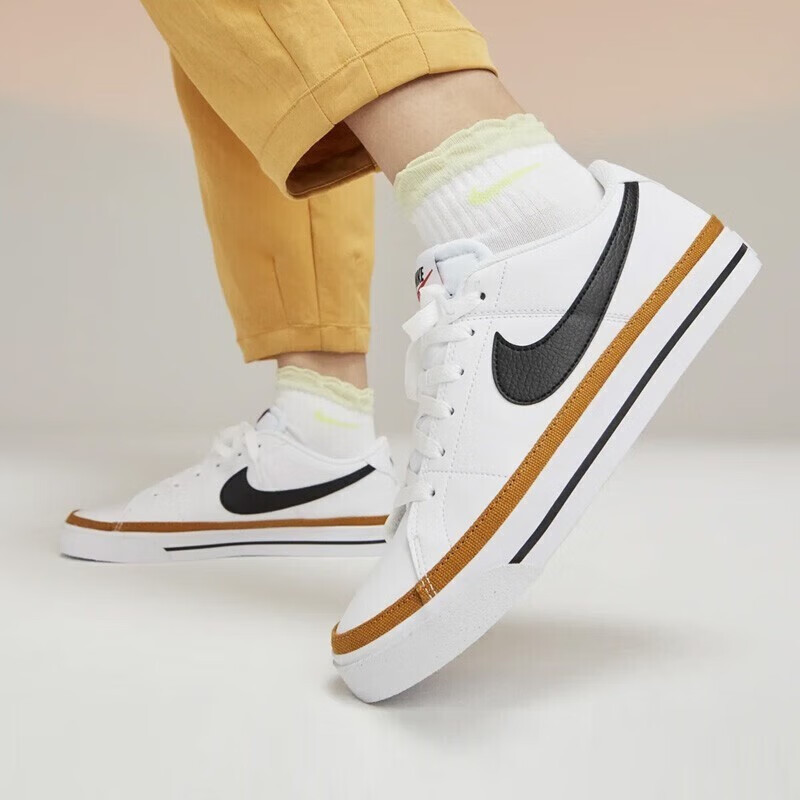 耐克(NIKE)男鞋 2023春季新款复古板鞋经典皮质休闲鞋男子运动鞋 DH3162-100