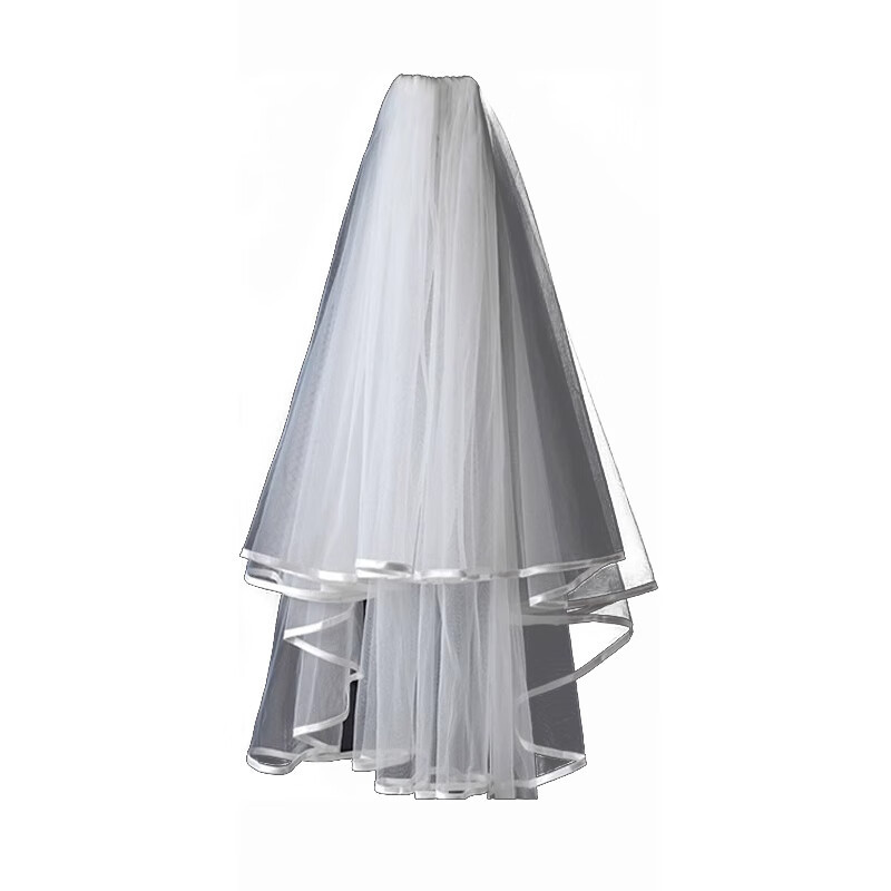 头纱硬纱60-80-100cm