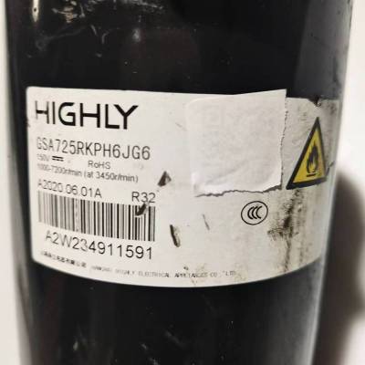 帮客材配 拆机原装 GSA725RKPH6JG6 压缩机 P0970122416 惠而浦35DF3N 收前务必验货·