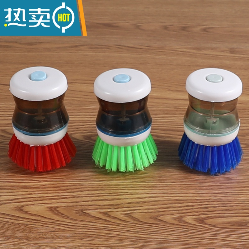 敬平刷锅器 3个洗锅刷不粘油厨房家用清洁用刷擦锅洗碗刷锅杯子刷子高清大图