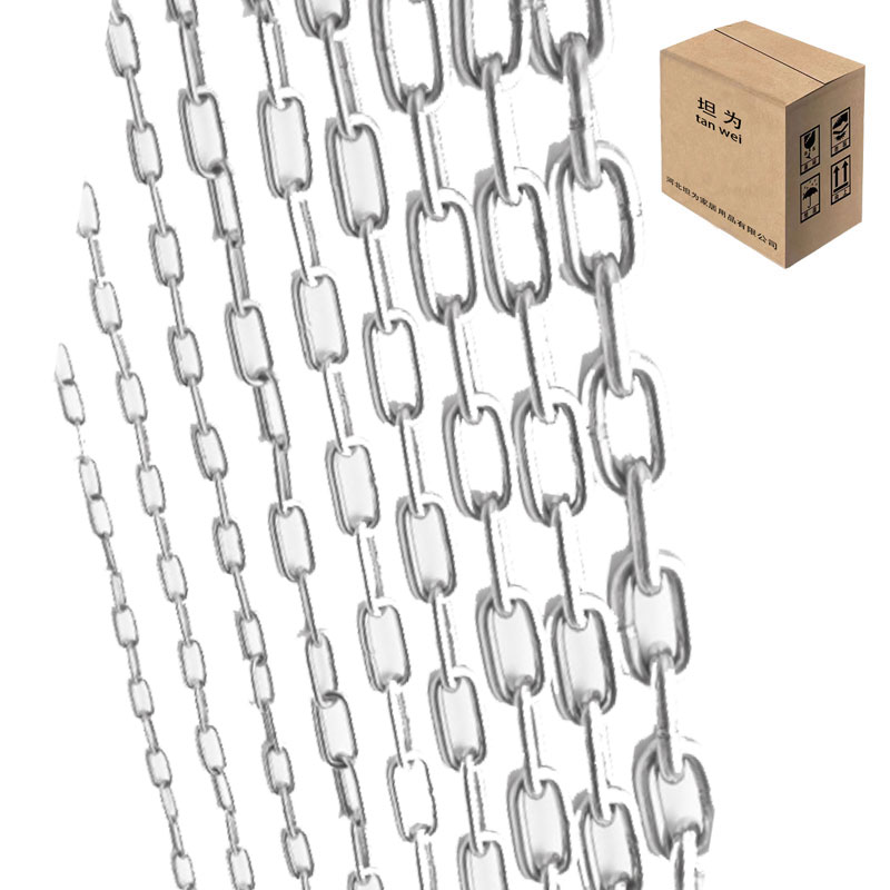 链条铁链子镀锌链条 4mm 米高清大图