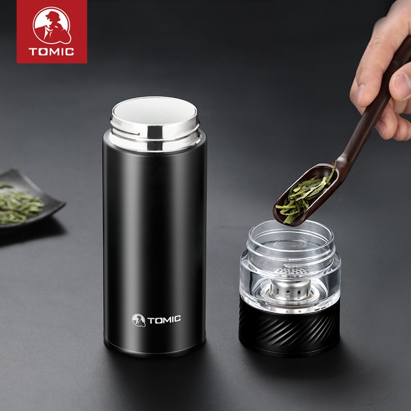 特美刻(TOMIC) 泡茶杯TW60071 枪灰色370ML