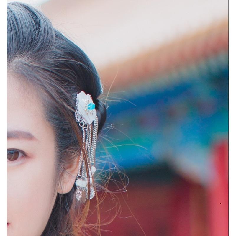 簪步摇长流苏古代古典宫廷簪子公主小清新饰汉服头饰淑女夹送女朋友老婆生日礼物