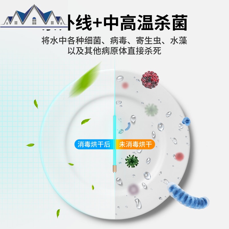 沥水消毒碗柜碗筷收纳盒碗架厨房置物架装碗碟家用带盖 三维工匠高清大图