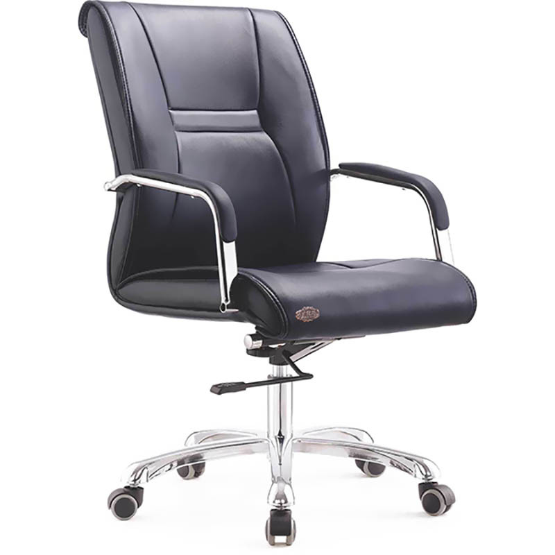 广亿隆办公椅电脑椅职员椅带轮升降座椅西皮转椅