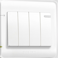 德力西电气(DELIXI ELECTRIC)86型四联开关
