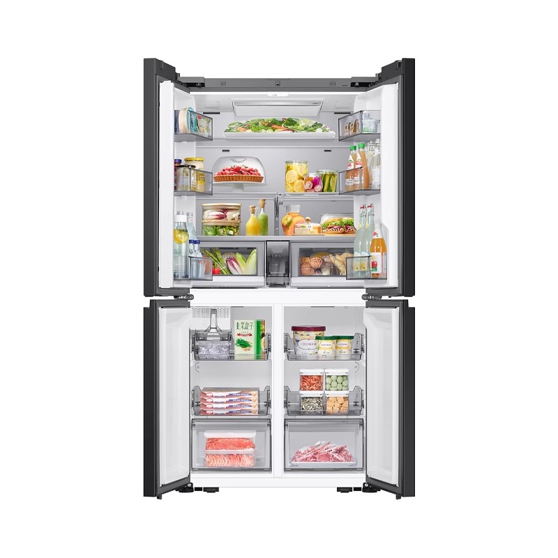 [三星AI神冰箱9系]三星进口RM70F64Y1XSC 十字四门642L AI混合制冷 零嵌双系统双循环十字进口冰箱高清大图