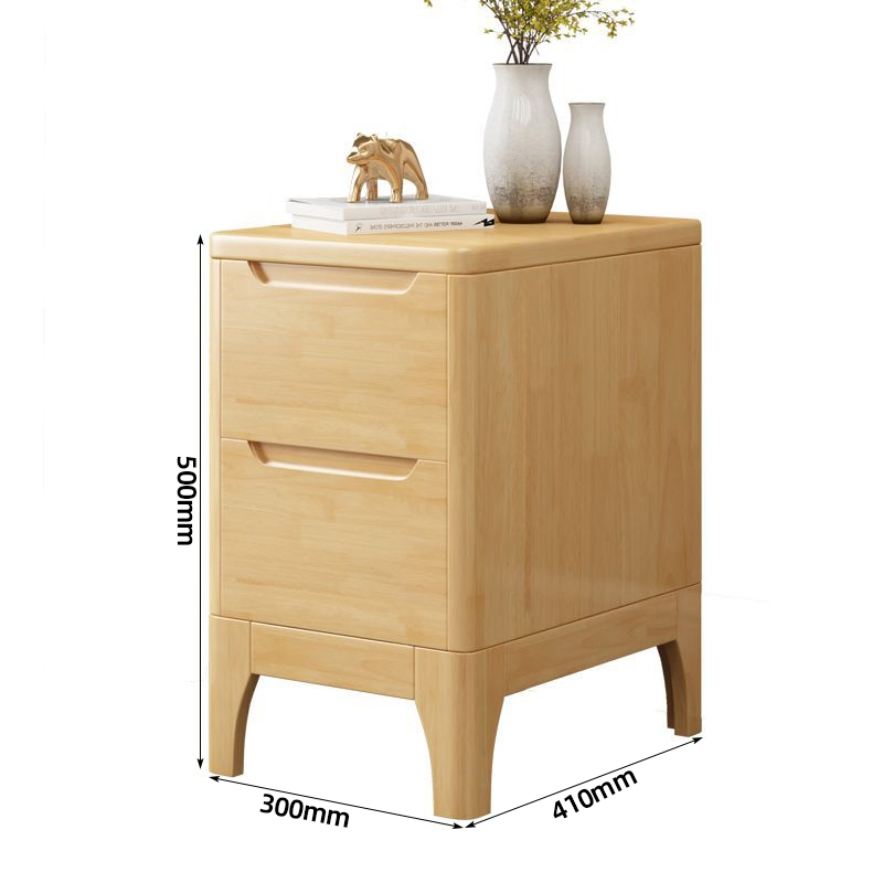 中豫鑫泽 ZYXZ4030901床头柜原木色床边收纳储物柜高清大图